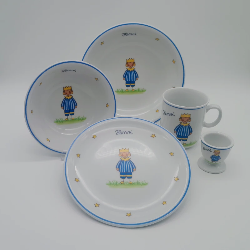 5 tlg. Geschirr - König