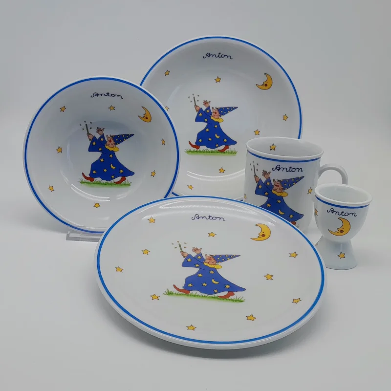 5 tlg. Geschirr - Zauberer